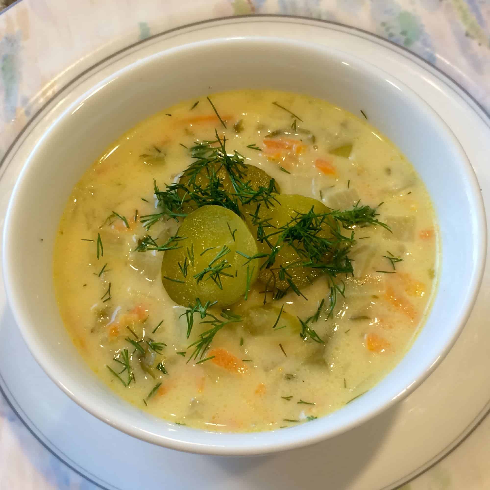 Dill Pickle Soup La Bonne Vie